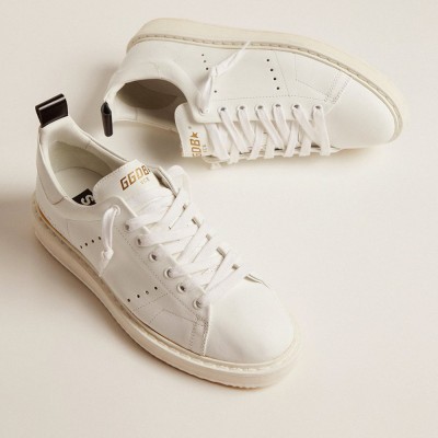 Golden Goose Starter In Leather With Star On The Heel Tab GMF00127.F000330.10100