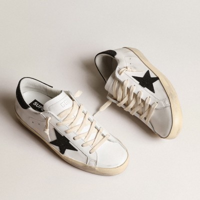 Golden Goose Sneaker Black Swarovski Crystals Super-Star LTD For Women GWF00101.F003974.10283