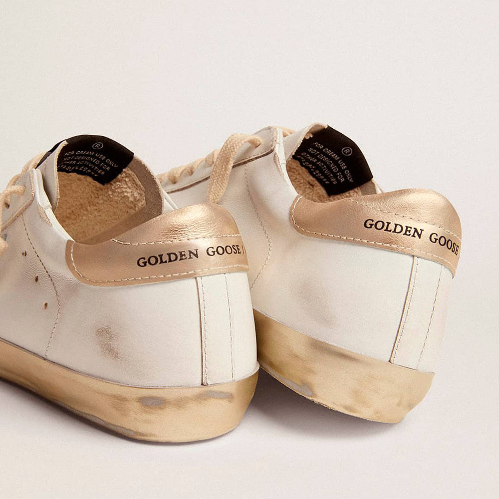 Golden Goose Super-Star Sneakers With Gold Foxing GWF00101.F000316.10272